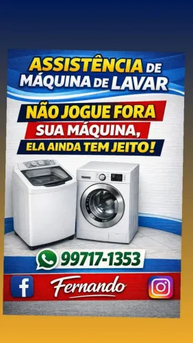 Assistência técnica de máquina de lavar
