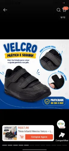 Tênis infantil