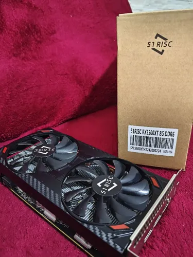 Placa de Vídeo Gamer AMD Radeon RX5500 XT 8GB GDDR6 Nova na Caixa/Parcelo até 18x+entrega 