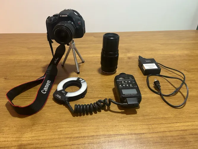 KIT FOTOGRÁFICO PROFISSIONAL CÂNON 