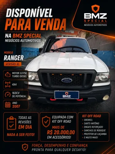Ford Ranger XL 3.0 PSE 163cv 4X4 CD TB Diesel 2007