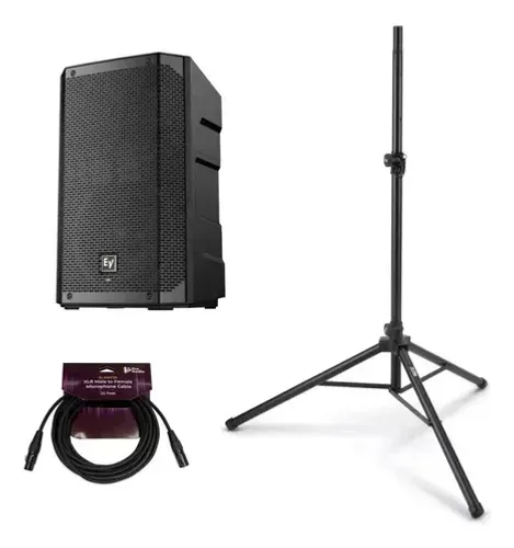 Caixas Ativas EV Electro Voice ELX200-10P 1200w + BAG + PEDESTAL + CABO XLR - C/ Garantia