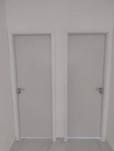 Porta de MDF branco TX 