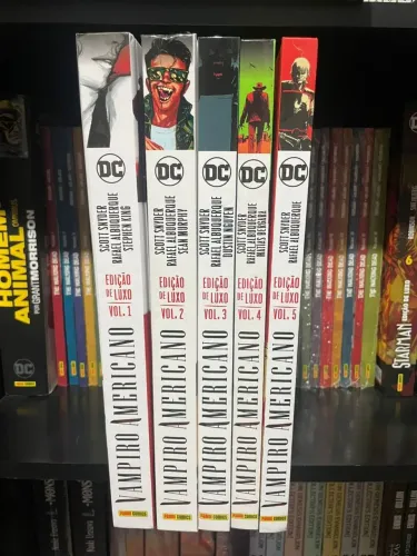 Coleção HQ Vampiro Americano ( Edição de Luxo / Panini ) vol.1 ao 5