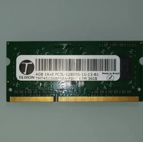Pente 4GB PC3L-12800S DDR3L 1600MHz 1Rx8 Notebook TEIKON