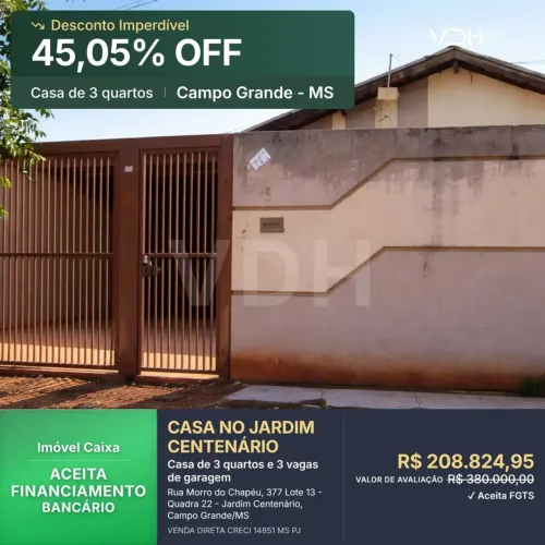 CASA NO JARDIM CENTENÁRIO