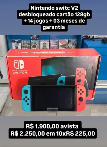 Nintendo swicth V2 destravado