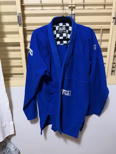 Kimono In The Guard Xadrez Pro Azul A4