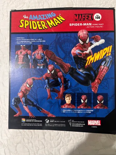 Spider man mafex comic