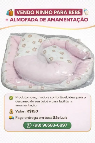 Ninho e almofada de amamentação 