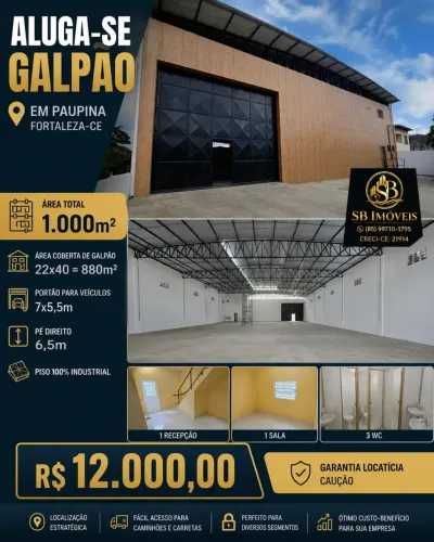 GALPÃO EM MESSEJANA, ALUGUEL