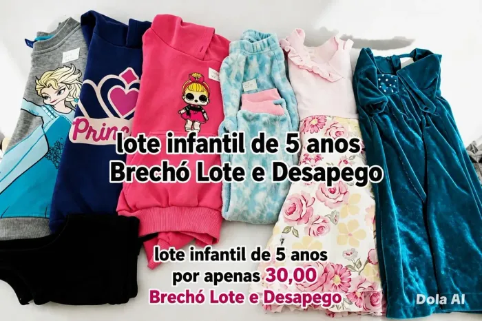 Lote roupas infantil menina