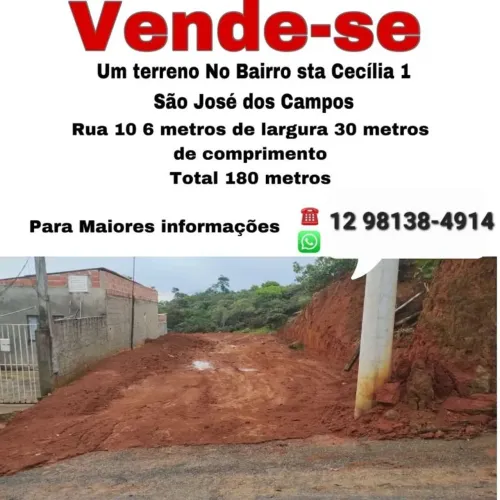 Terreno Plano 180 m2 - Santa Cecília