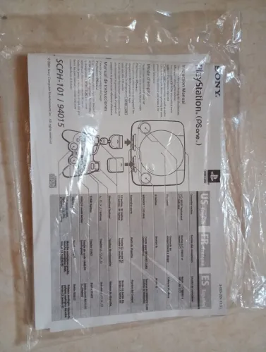 Manual LACRADO Ps One Baby Playstation Sony Raridade