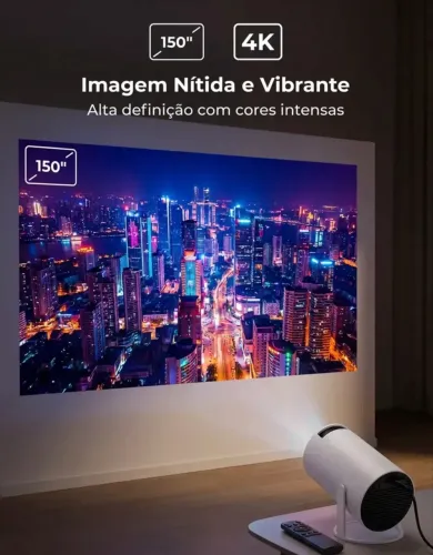 Projeção Impecável e Cores Vivas para Elevar o Nível Da Sua Experiência.