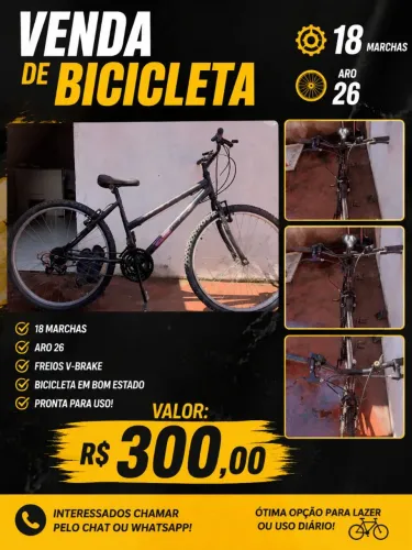 Vende-se bicicleta 