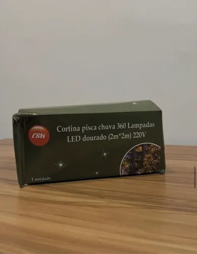 Cortina pisca chuva 360 lâmpadas- Entrega Rápida!!!