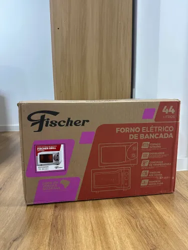 Forno elétrico Fischer grill 44L na caixa
