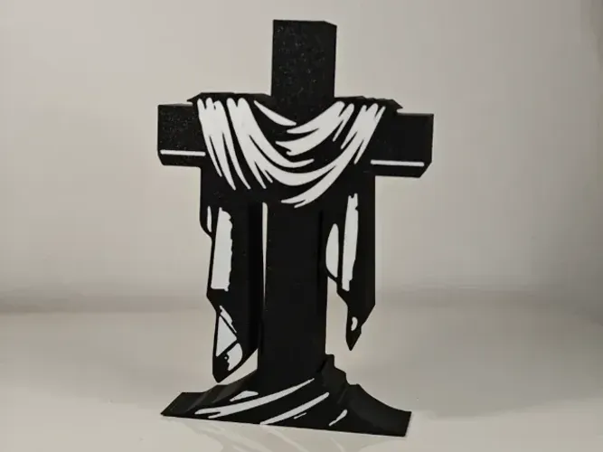 Decoração de mesa Cruz de Cristo
