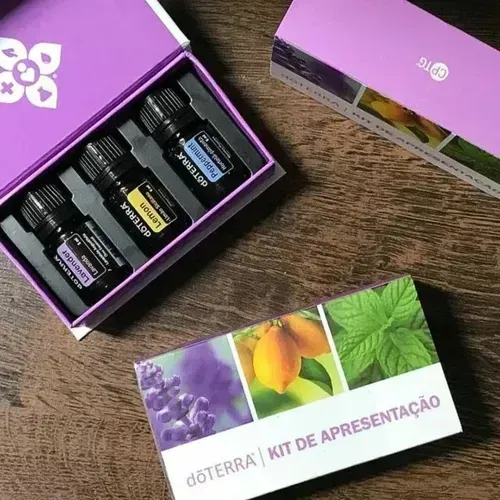 Kit óleo essencial doTERRA - Lavanda, Peppermint e Lemon 5ml (O Trio Coringa)