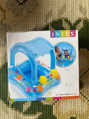 Bóia infantil com teto Intex