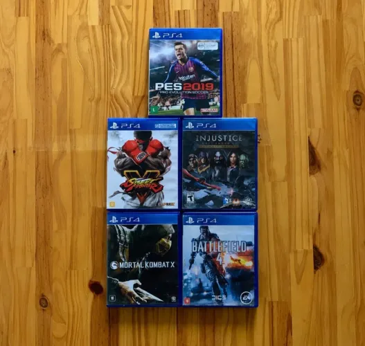 Jogos de PS4 baratos - mídia física bem conservados