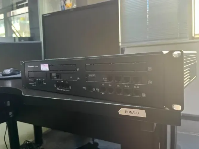 PABX Panasonic KX-NS500BR com Placa E1 - Central Telefônica IP