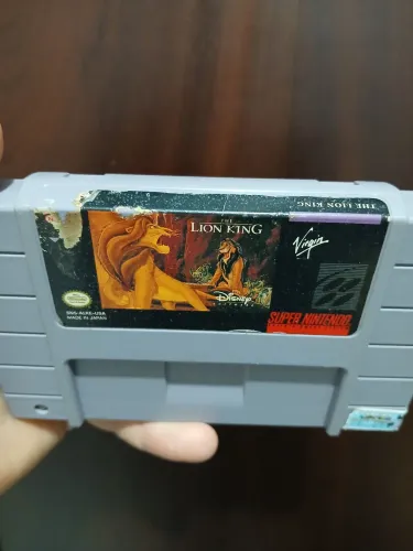 Rei Leão Original - Super Nintendo - Jogo