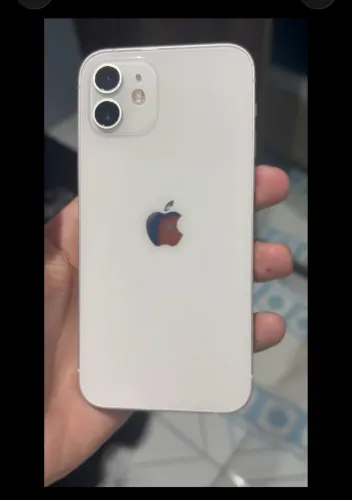 Vendo iPhone 12 branco 64 gb 73% de saúde da bateria celular impecável e original