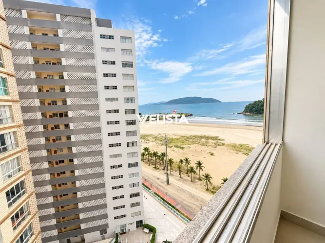 Apartamento Pé na Areia com 2 dormitórios, 1 suite, à venda, 91 m² por R$ 660.000 - José M