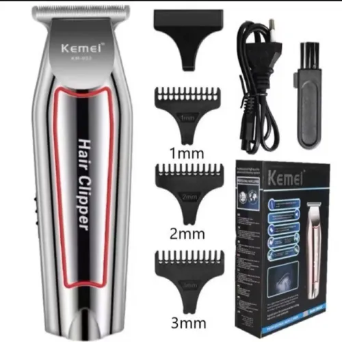 Máquina Kemei Corte Barba Pezinho Nova