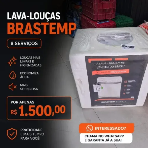Lava louças Brastemp 8 serviços NOVA
