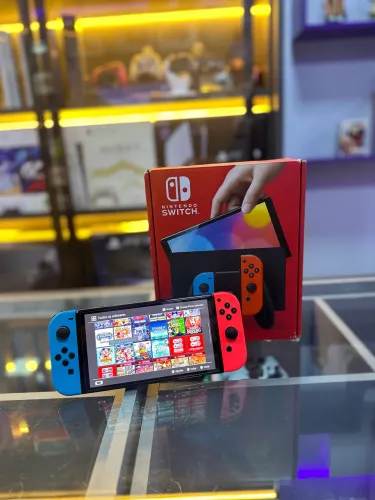 Nintendo switch Oled 128gb semi nov desbloqueado+ 40 jogos *Garantia* loja física