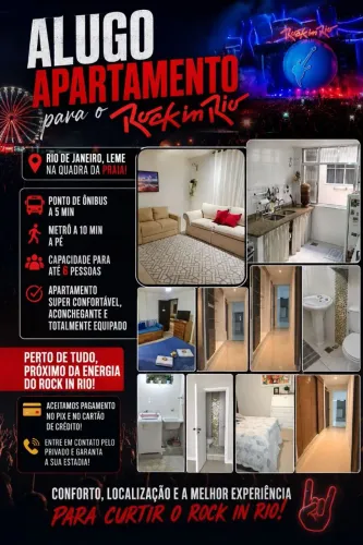 Rock in Rio na quadra da praia!