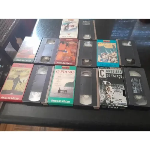 7 Fitas Vhs Folha De São Paulo Envio No Mesmo Dia Promoção de Hoje.