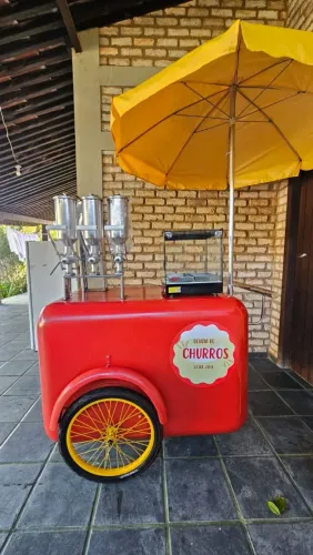Carrinho de churros Gourmet.