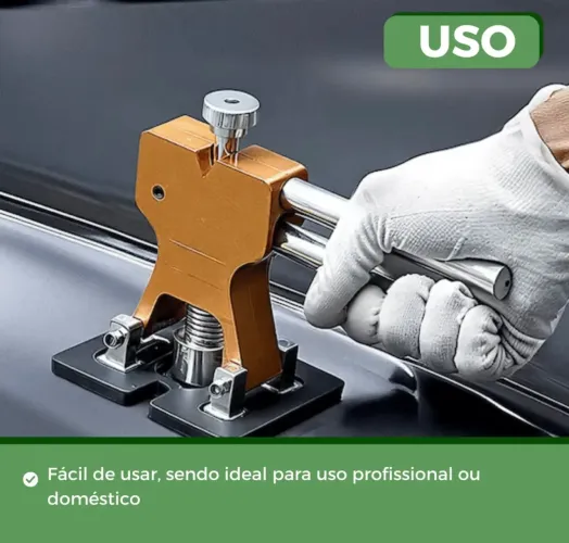 Kit Repuxadeira Manual Martelinho Ouro Amassados Automotivos