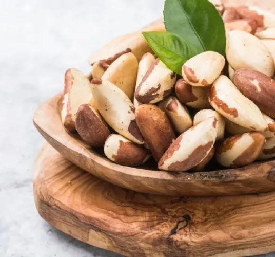 Castanhas fresquinhas e saborosas
