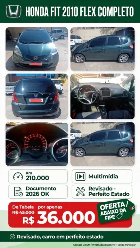 Honda Fit LX 1.4/ 1.4 Flex 8v/16v 5P Mec. 2010