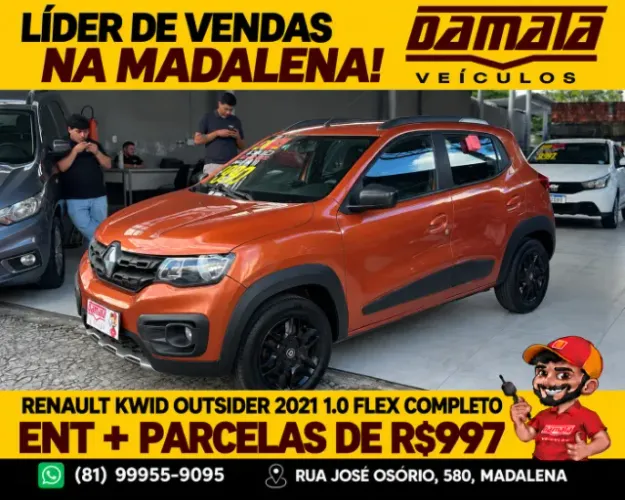 Renault Kwid Outsider 1.0 Flex 12V 5P Mec. 2021
