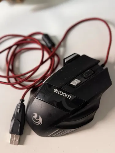 Mouse GAMER 7 Botões,3200 Dpi com 7 cores LED.