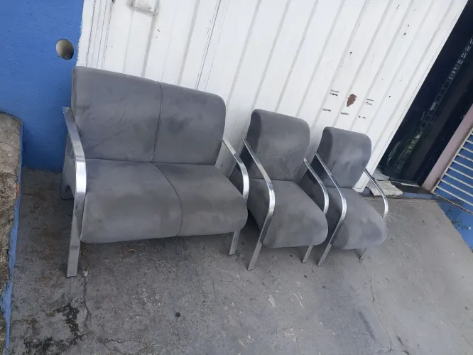 Poltronas kit com três 