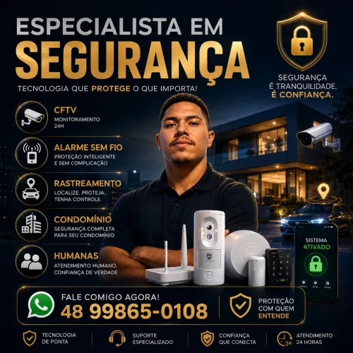 Câmera e alarme 