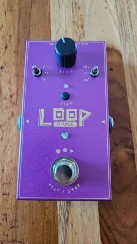 Pedal Looper II m-vave, novo na caixa! USB-C