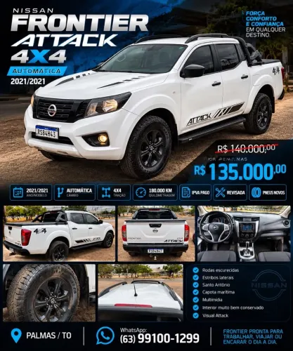 Nissan Frontier Attac.cd 4X4 2.3 Bi-TB Die. AUT 2021