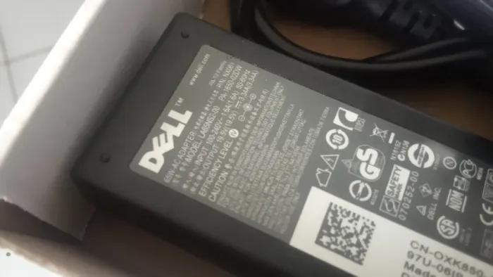 Fonte Notebook Dell Original Nova 65w (Retirar no local)