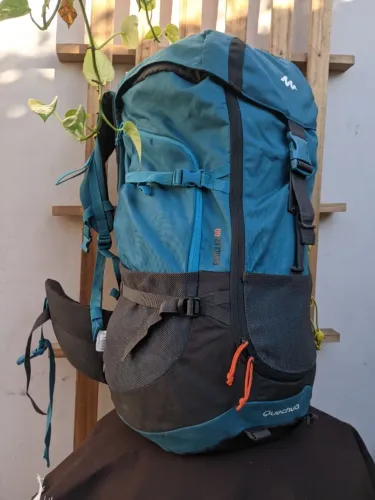 mochila quechua forclaz 60L trekking trilha montanha viagem acampamento camping