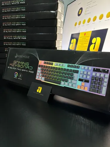 Teclados semi mecânicos com RGB