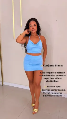 Vestido em poliamida