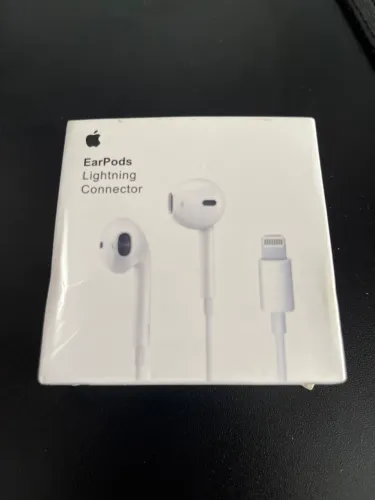 Fone EarPods Apple Lightning Connector Novo Lacrado